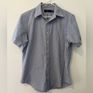 Ralph Lauren Blue Casual Button Down Shirt